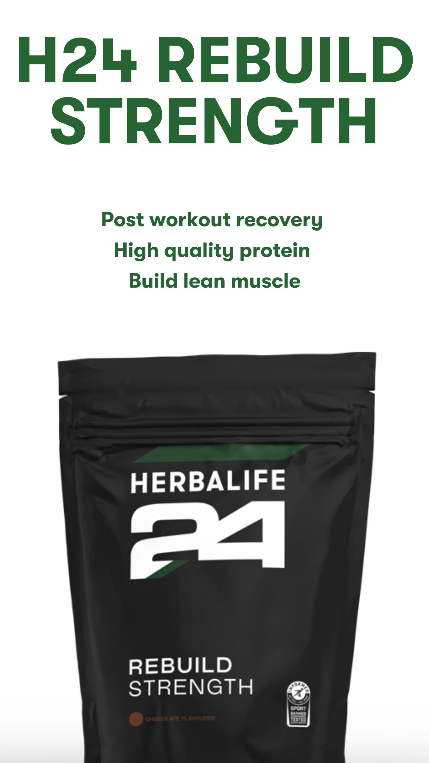 Herbalife24® Rebuild Strength Chocolate 1000 g
