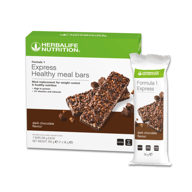 Express Healthy Meal Bars - Dark Chocolate (7 bars per box)